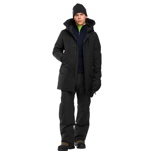 Canada Goose Langford Parka Black Label 2062MB Black Jacket Coat Men's XS New - Picture 2 of 16